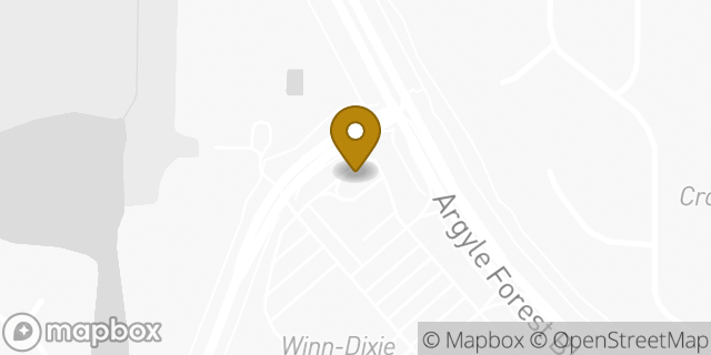 Map showing the location of McDonald's in Jacksonville, FL 32244