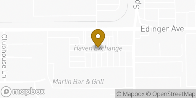Map showing the location of The UPS Store in Huntington Beach, CA 92649
