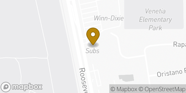 Map showing the location of Roosevelt in Jacksonville, FL 32244