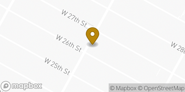 Map showing the location of Dunkin' in New York, NY 10001