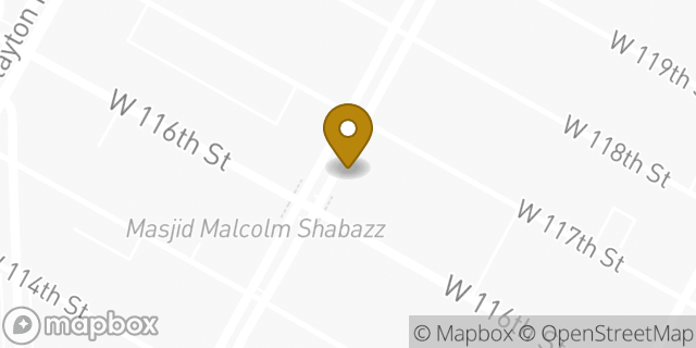 Map showing the location of CVS Pharmacy in New York, NY 10026