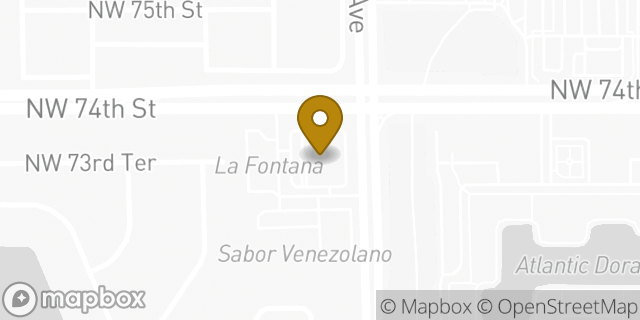 Map showing the location of ATM CVS in Doral, FL 33178