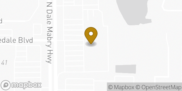 Map showing the location of The Home Depot in Tampa, FL 33618