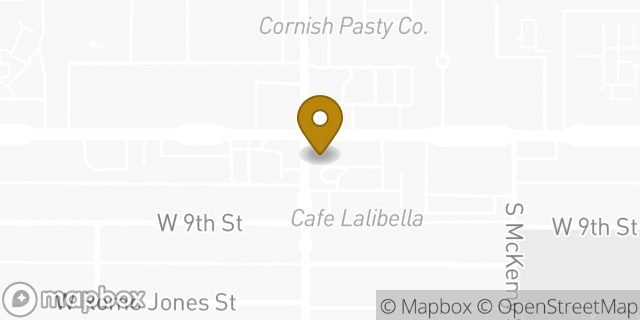 Map showing the location of Starbucks in Tempe, AZ 85281