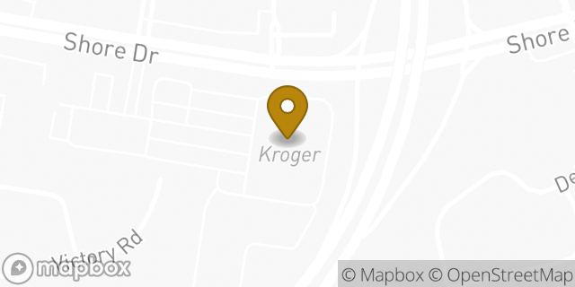 Map showing the location of Kroger in Virginia Beach, VA 23455