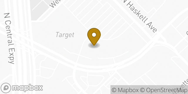 Map showing the location of FedEx ShipSite in Dallas, TX 75204
