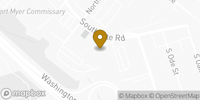 Map showing the location of Amazon Locker - Devildog in Arlington, VA 22214