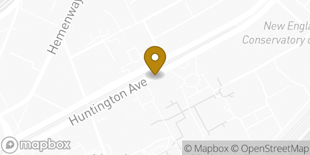 Map showing the location of Bank of America Walk-Up ATM | Neu Marino Center in Boston, MA 02115
