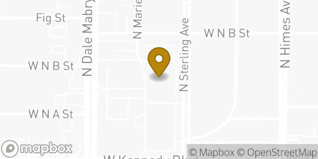 Map showing the location of FedEx ShipSite in Tampa, FL 33609