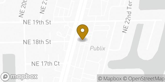 Map showing the location of Amazon Locker - Morton in Fort Lauderdale, FL 33305