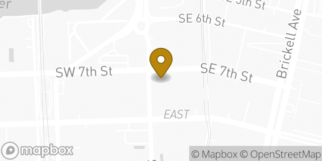 Map showing the location of Sunglass Hut in Miami, FL 33130