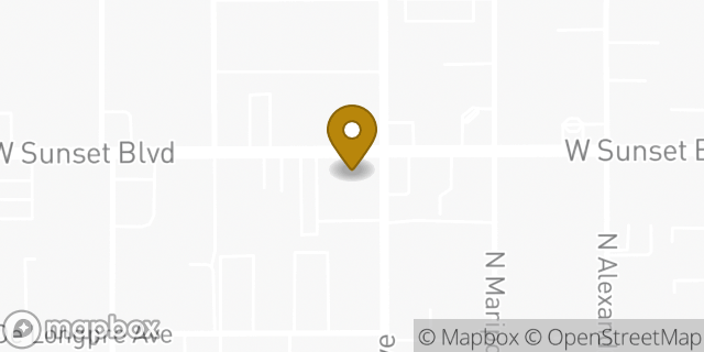 Map showing the location of Kaiser Permanente in Los Angeles, CA 90027