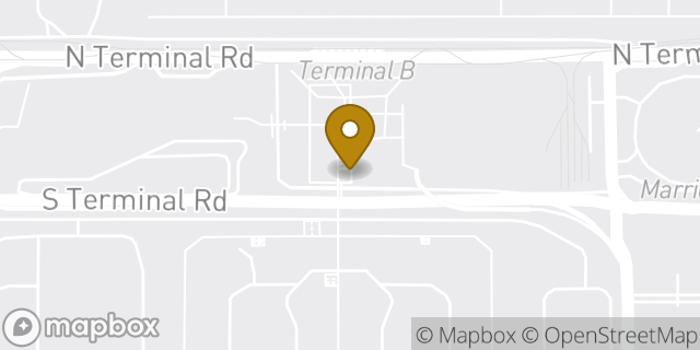 Map showing the location of IAH - Terminal B-21 in Houston, TX 77032