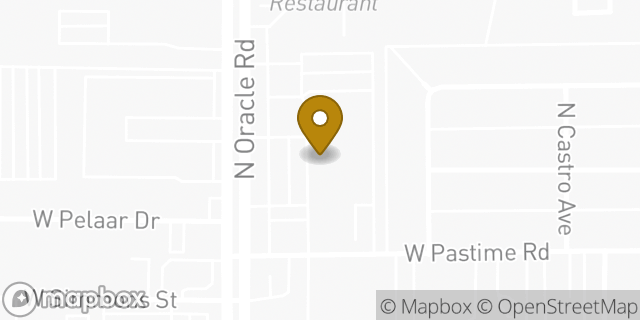 Map showing the location of Amazon Locker - Falconer in Tucson, AZ 85705