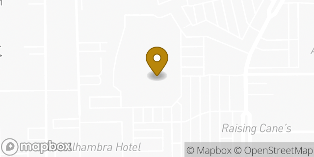 Map showing the location of ATM Costco in Alhambra, CA 91803