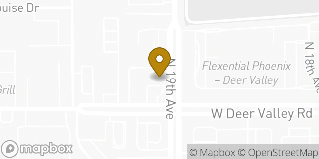Map showing the location of Amazon Locker - Halt in Phoenix, AZ 85027