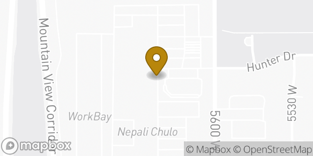Map showing the location of Amazon Locker - Treasury in West Valley City, UT 84120