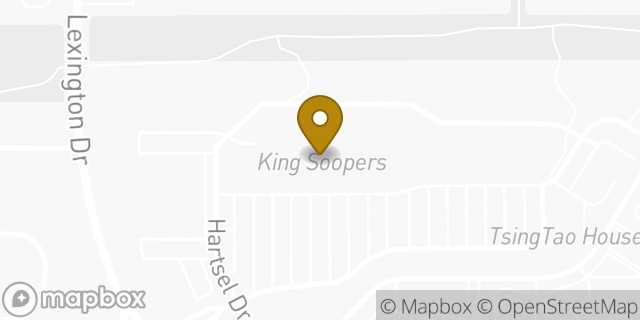 Map showing the location of Starbucks in Colorado Springs, CO 80920