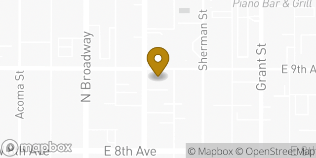 Map showing the location of ATM 7ELEVEN, INC. in Denver, CO