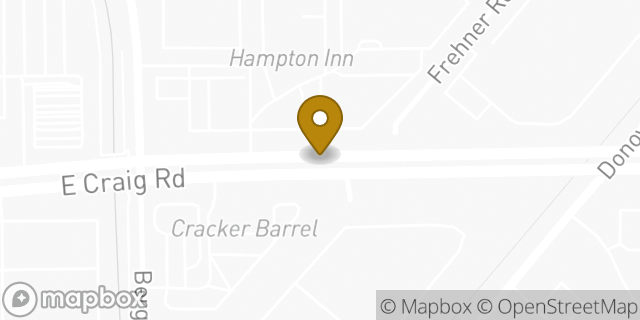 Map showing the location of Hertz in North Las Vegas, NV 89030