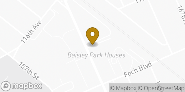Map showing the location of Amazon Locker - Lauderdale in Queens, NY 11434