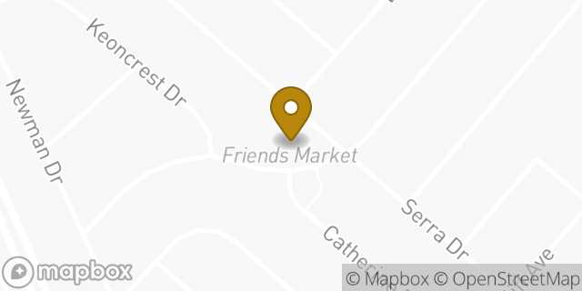 Map showing the location of Amazon Locker - Fado in South San Francisco, CA 94080