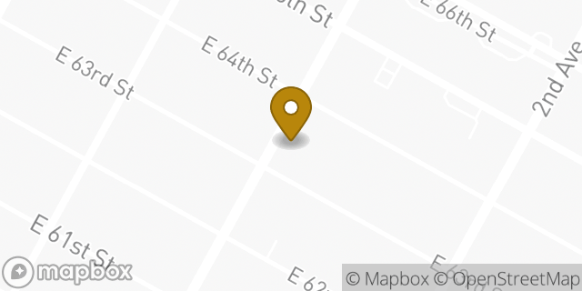 Map showing the location of Starbucks in New York, NY 10065