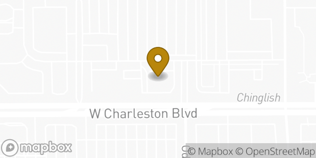 Map showing the location of Starbucks in Las Vegas, NV 89117