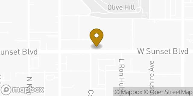 Map showing the location of Kaiser Hosp L A in Los Angeles, CA 90027