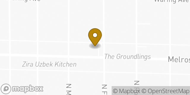 Map showing the location of ATM 7ELEVEN-FCTI in Los Angeles, CA 90046