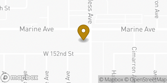 Map showing the location of Amazon Locker - Jose in Gardena, CA 90249
