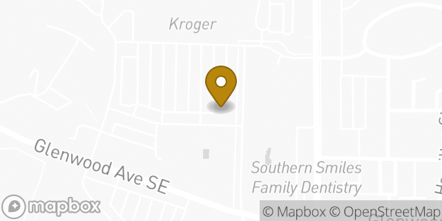 Map showing the location of The UPS Store in Atlanta, GA 30316