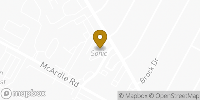 Map showing the location of Sonic Drive In in Corpus Christi, TX 78411