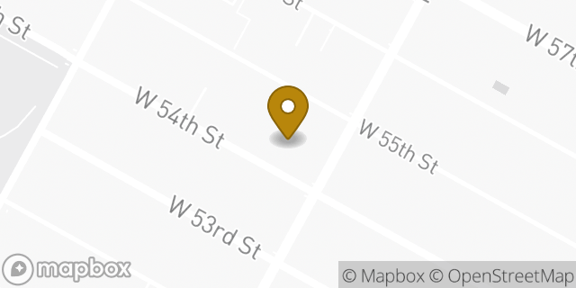 Map showing the location of Amazon Locker - Sashay in New York, NY 10019