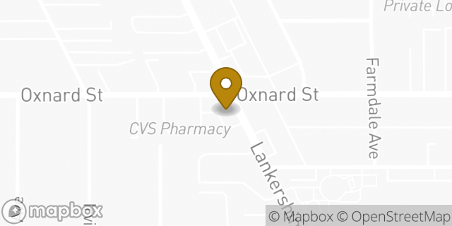 Map showing the location of CVS Pharmacy in North Hollywood, CA 91601