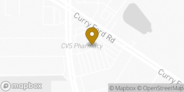 Map showing the location of Chase Bank in Orlando, FL 32822