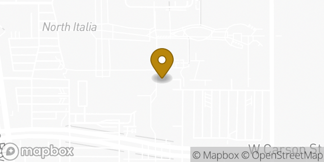 Map showing the location of Lululemon in Torrance, CA 90503