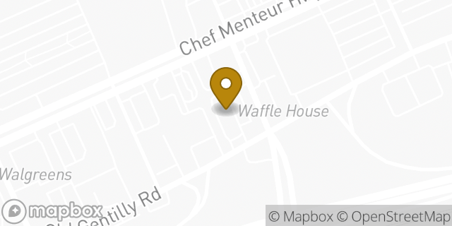 Map showing the location of McDonald's in New Orleans, LA 70126