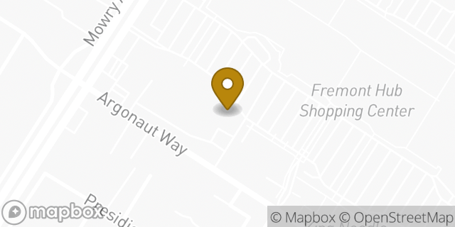Map showing the location of The UPS Store in Fremont, CA 94538