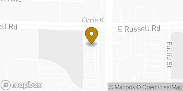 Map showing the location of Starbucks in Las Vegas, NV 89119