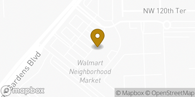 Map showing the location of Subway in Hialeah Gardens, FL 33018