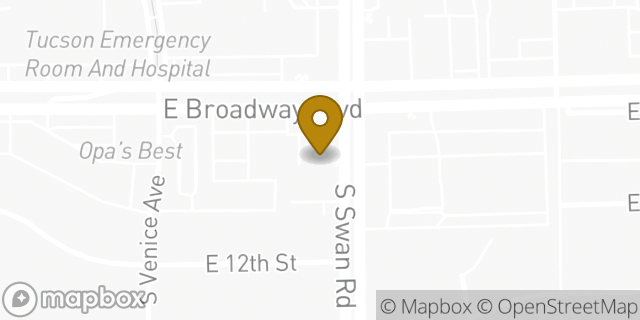 Map showing the location of ATM 7ELEVEN-FCTI in Tucson, AZ