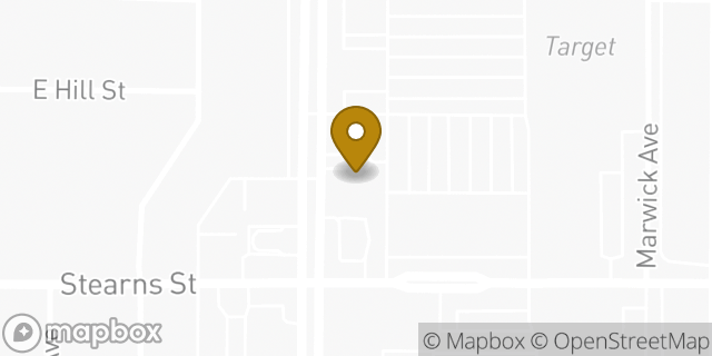 Map showing the location of Amazon Locker - Shermer in Long Beach, CA 90815