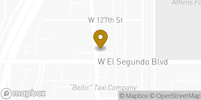 Map showing the location of Subway in Los Angeles, CA 90061