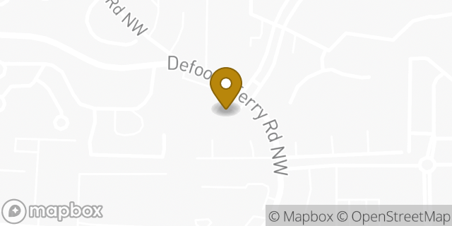 Map showing the location of Amazon Locker - Sanctity in Atlanta, GA 30318
