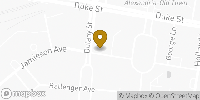 Map showing the location of Panera Bread in Alexandria, VA 22314