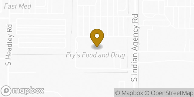 Map showing the location of Coinme in Tucson, AZ 85746