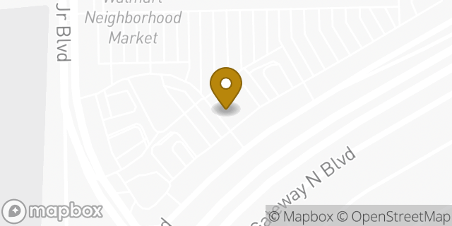 Map showing the location of Chipotle Mexican Grill in El Paso, TX 79934