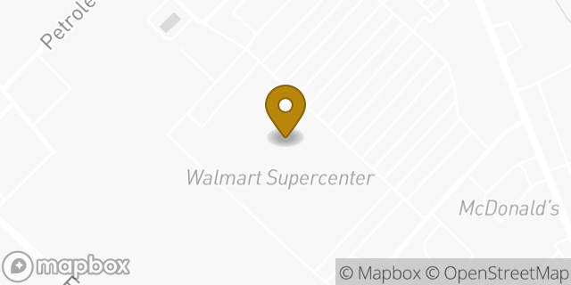 Map showing the location of Walmart Tech Services in Lafayette, LA 70508