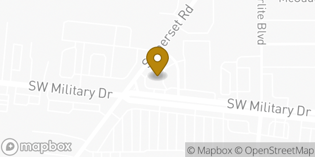 Map showing the location of Amazon Locker - Alleyways in San Antonio, TX 78224